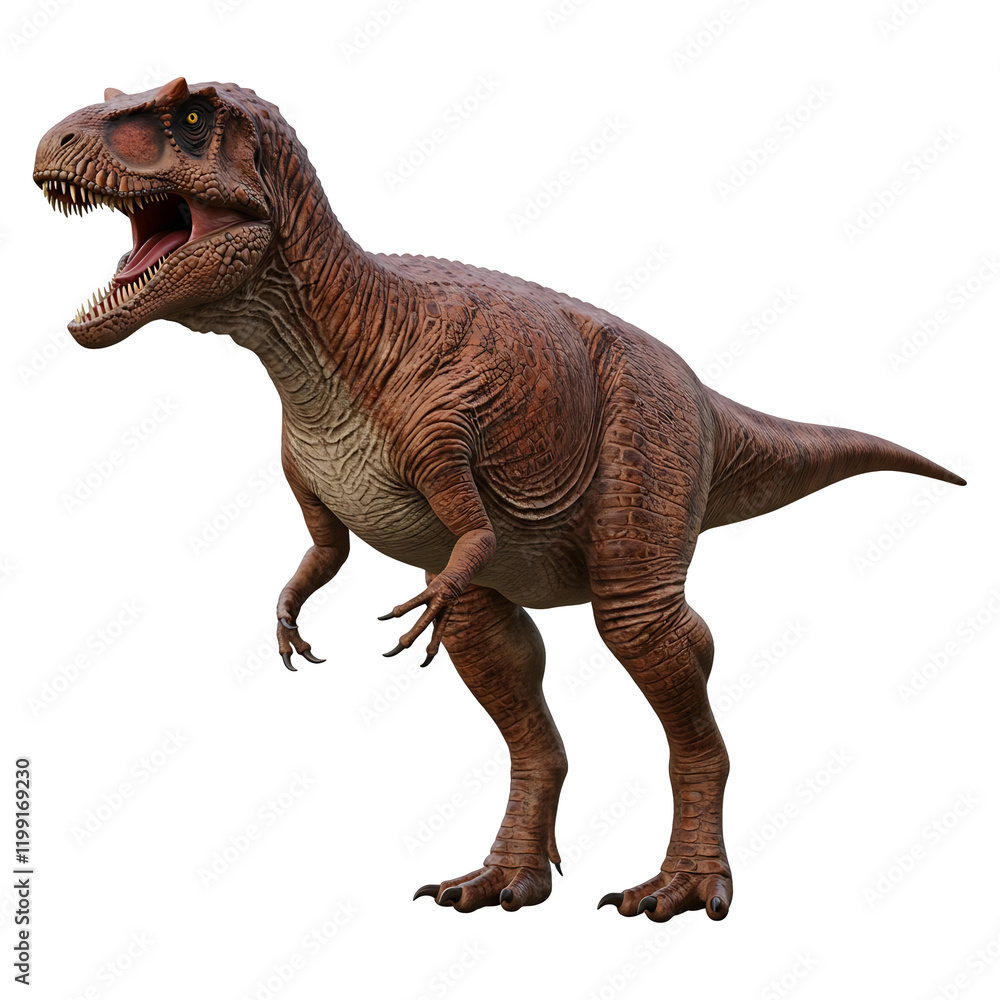 Naklejka premium Roaring Dinosaur