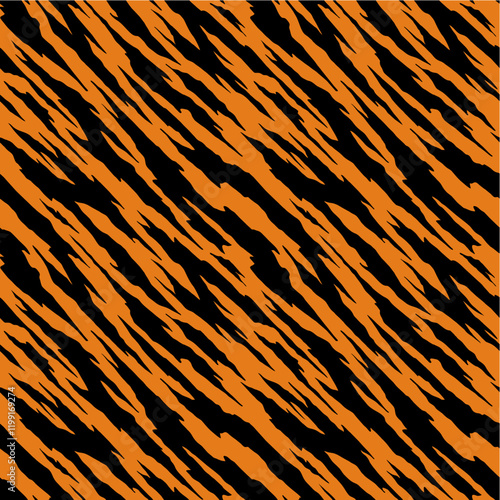 minimalist tiger texture vector seamless pattern that you can apply to fabric textiles, wallpaper and all your printing needs
