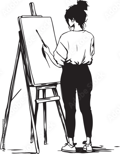 artist at work