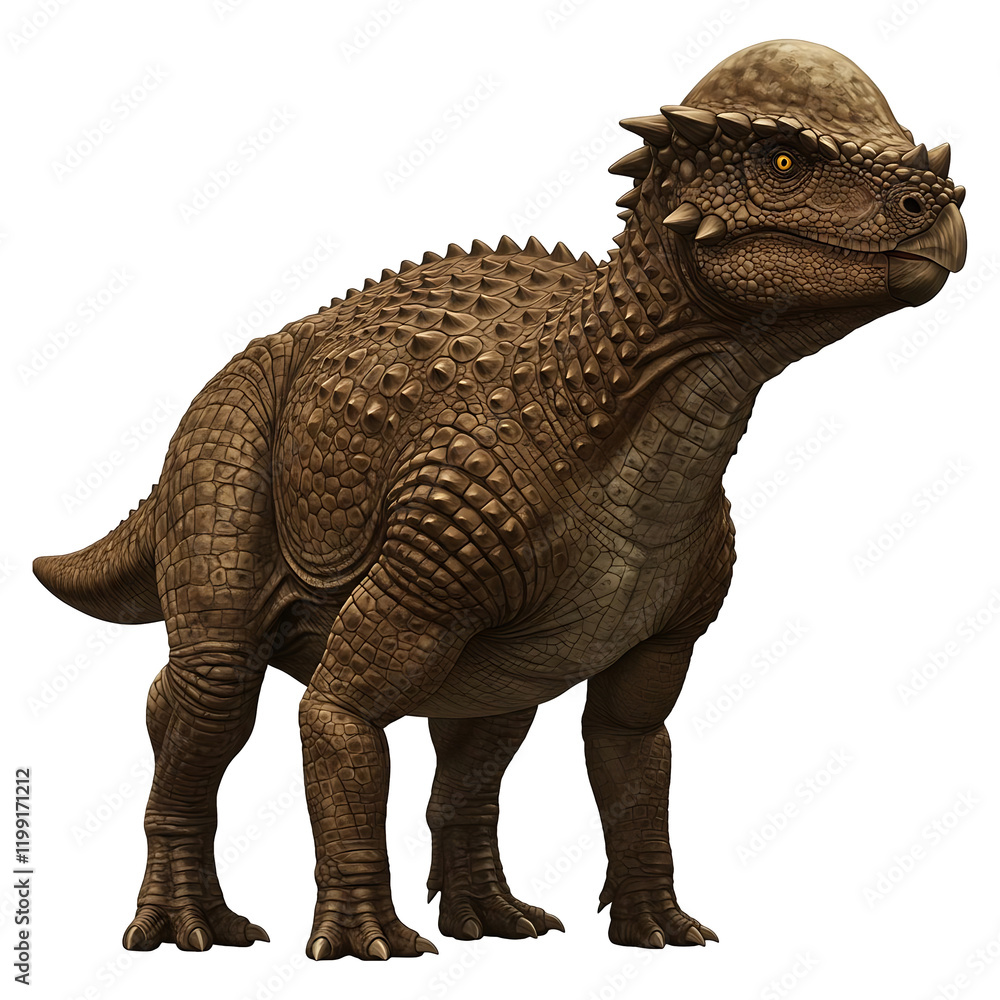 Fototapeta premium Pachycephalosaurus Dinosaur Render