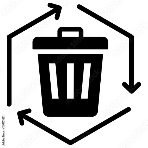 Recycle Glyph Icon