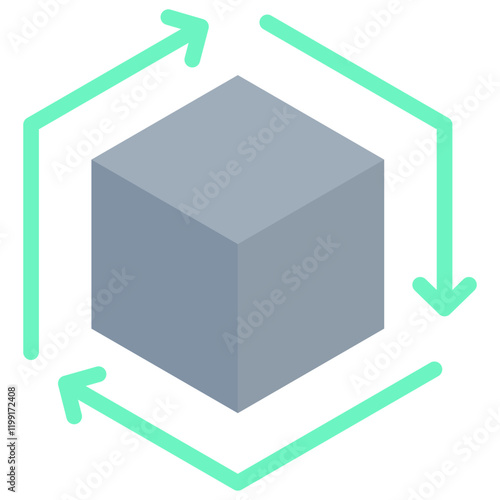 Reuse Flat Icon
