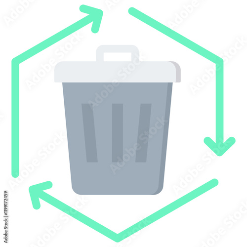Recycle Flat Icon