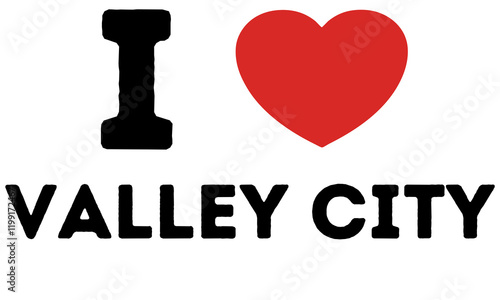 I Love Valley City United States photo