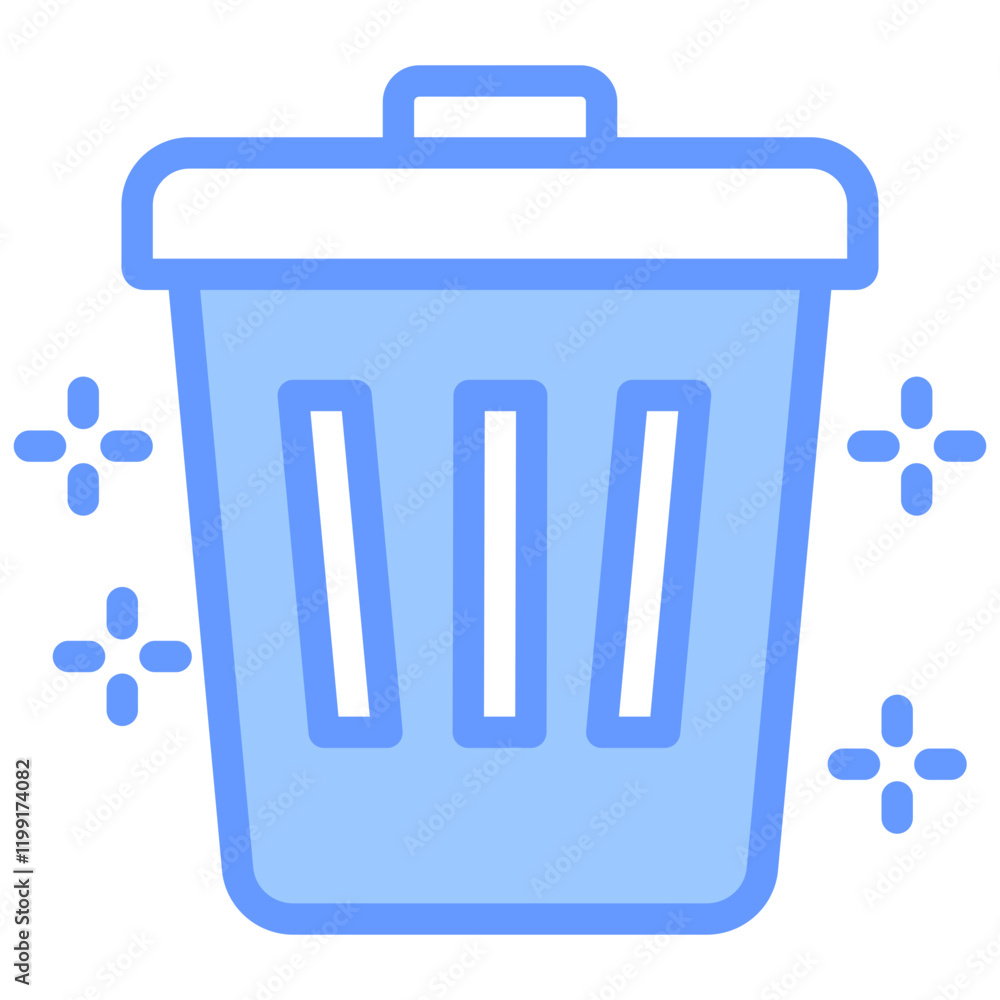 Zero Waste Blue Icon Zero Waste Blue Icon