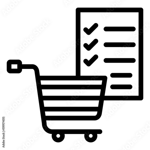 Shopping List Icon