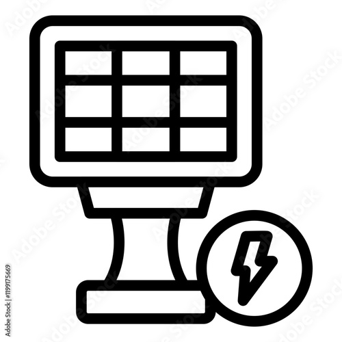 Solar panel Icon