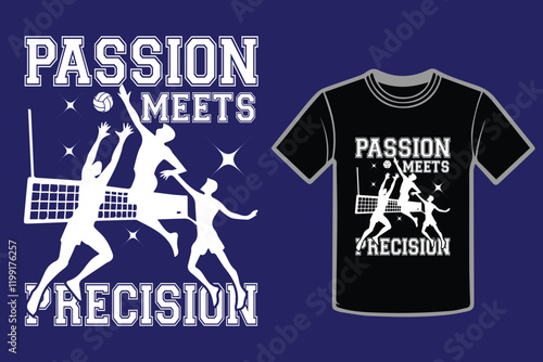Volleyball T Shirt Design