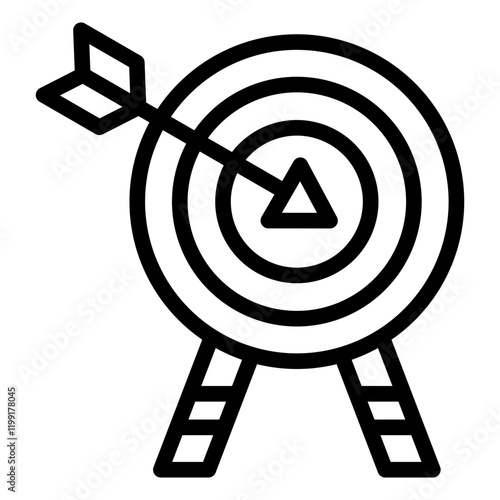 Archery Board Icon