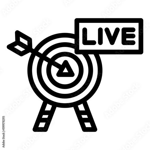Live Broadcast Icon