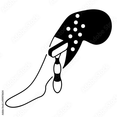 private parts hair removal service isometric vector icon, beauty and personal care symbol, cosmetic dermatology sign, body aesthetics stock illustration, compound lever style Nail Clipper concept
