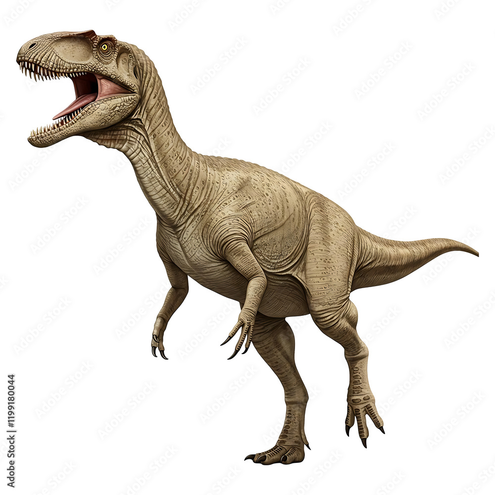 Naklejka premium Dinosaur Roaring