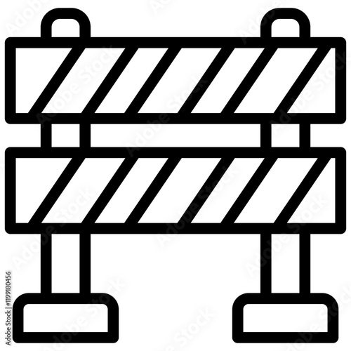 Barrier Outline Icon