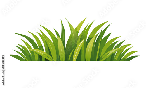 Obraz na płótnie green grass icon vector graphic design on transparent background w salonie