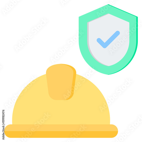 Helmet Flat Icon