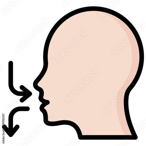 Breathing Outline Color Icon