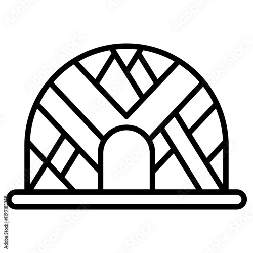 Geodesic Dome Icon