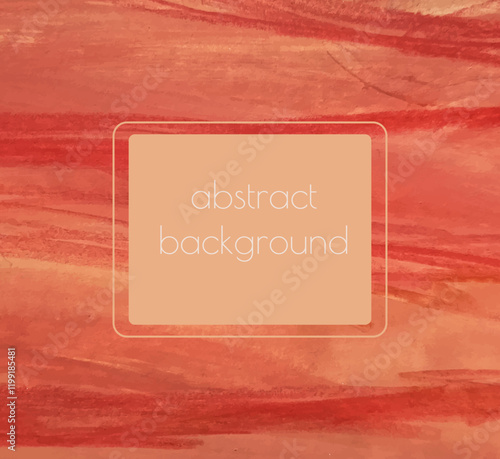 abstract watercolor hand drawn background, orange