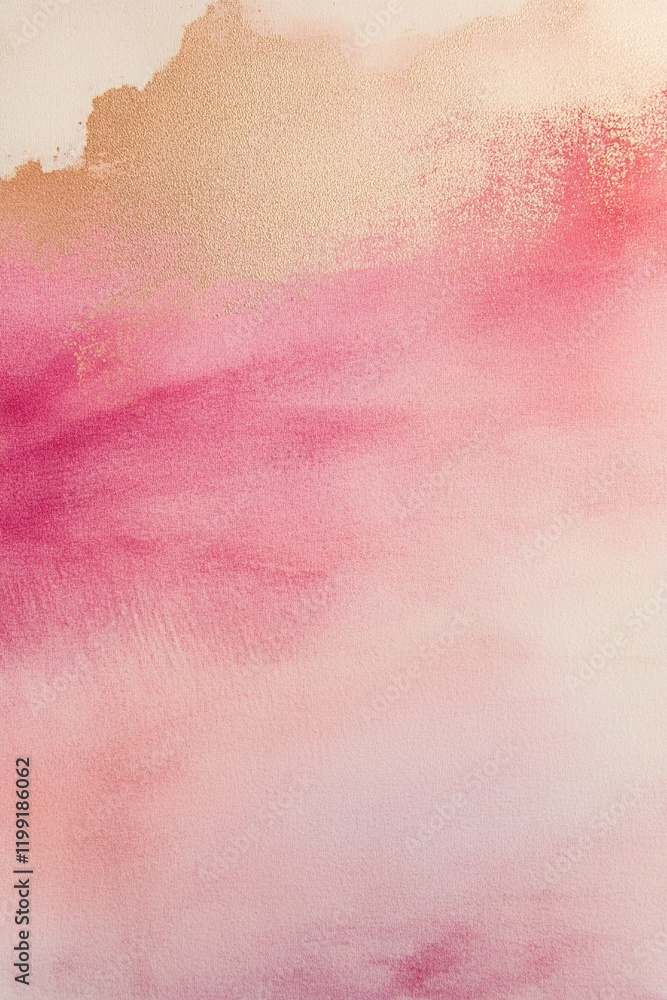 This modern abstract background showcases soft watercolor brush strokes in shades of pink, rose gold, and light beige. It features a large clean area for text overlay, perfect for artistic layouts This modern abstract background showcases soft watercolor brush strokes in shades of pink, rose gold, and light beige. It features a large clean area for text overlay, perfect for artistic layouts