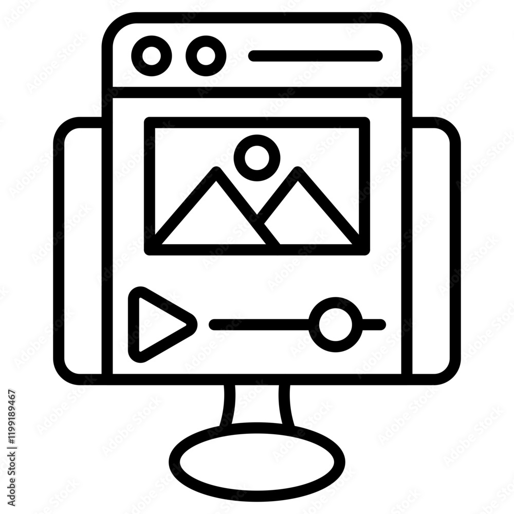 Content Production Icon Content Production Icon
