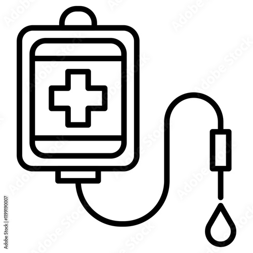 Blood Transfusion Icon