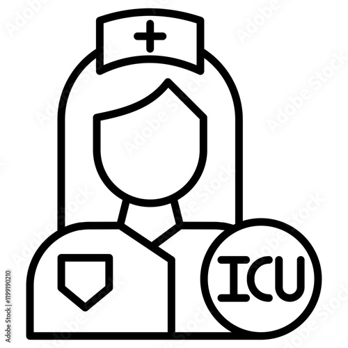 ICU Nurse Icon