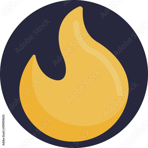 Natural Gas Symbol: A representation of natural gas, often depicted as a flame or a gas canister, highlighting its role in energy production.