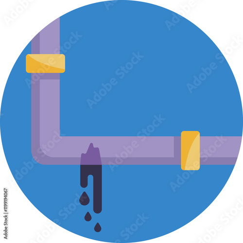 Pipe Icon: Represents the transportation of oil, gas, and other fluids through pipelines, a fundamental element in the oil and gas industry.