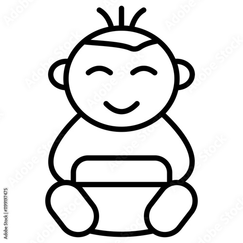 Happy baby Icon