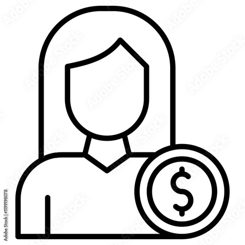 Female Client Icon
