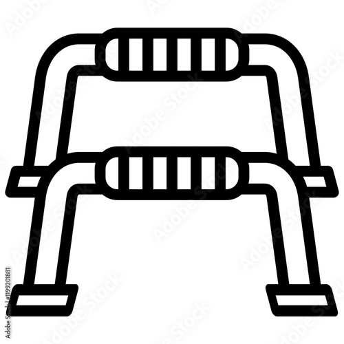 Pushup Stands Icon