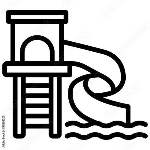Water Slide Icon