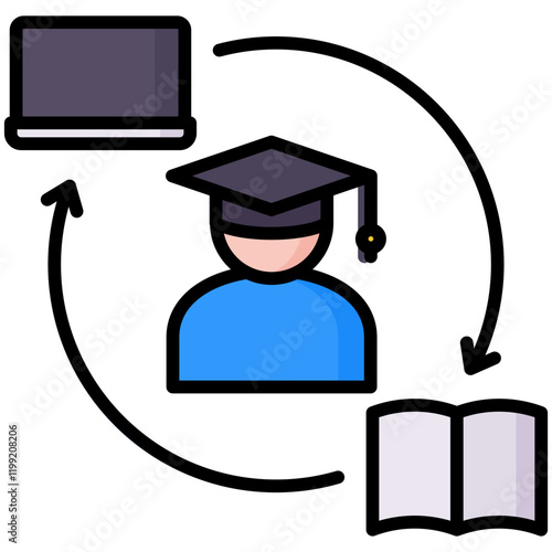 Blended Learning Icon
