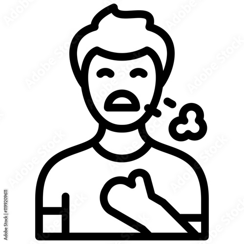 Shortness of Breath Icon