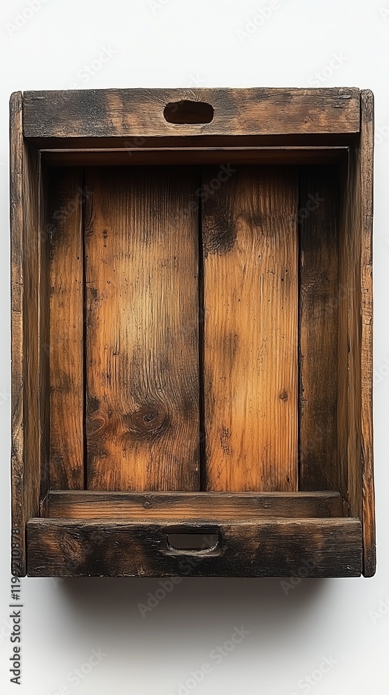 Wooden Pallet Box with Distressed Finish and Unique Design Wooden Pallet Box with Distressed Finish and Unique Design