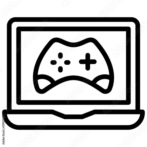 Gaming Laptop Icon
