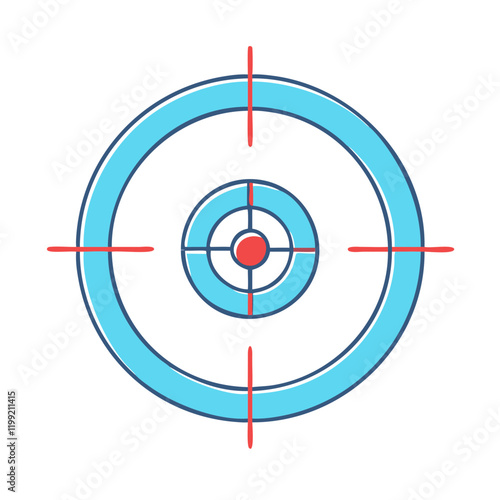 crosshairs icon, crosshairs vector illustration-simple illustration of crosshairs, perfect for crosshairs logos and themed design 