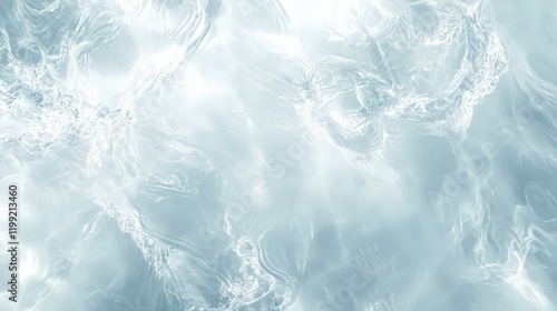 Wallpaper Mural Subtle and calming abstract background featuring light blue flowing water patterns with soft, bright highlights Torontodigital.ca