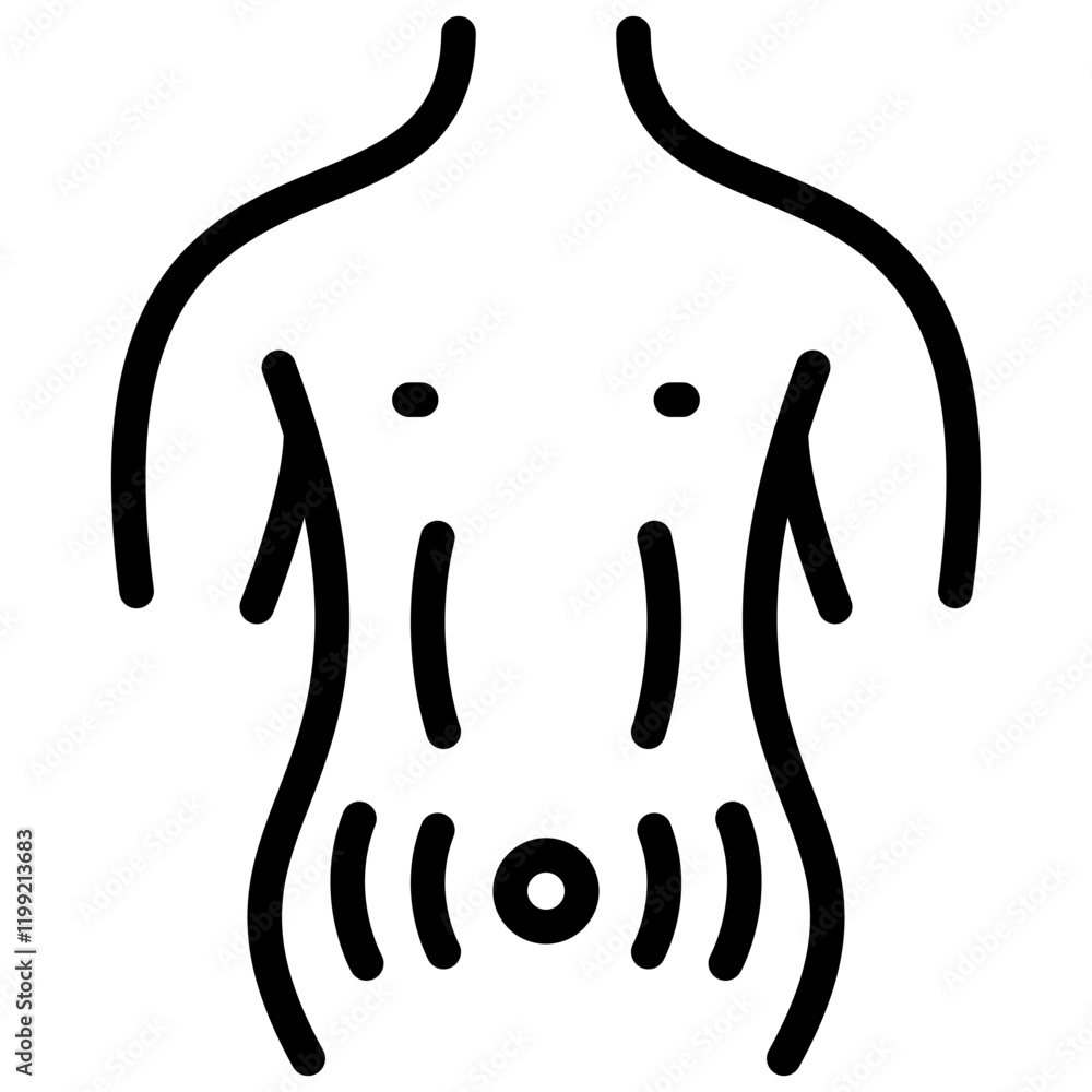 Obraz premium Stretchmarks Icon