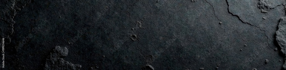 Obraz premium Deep black texture with distressed, rough surface, industrial, paint