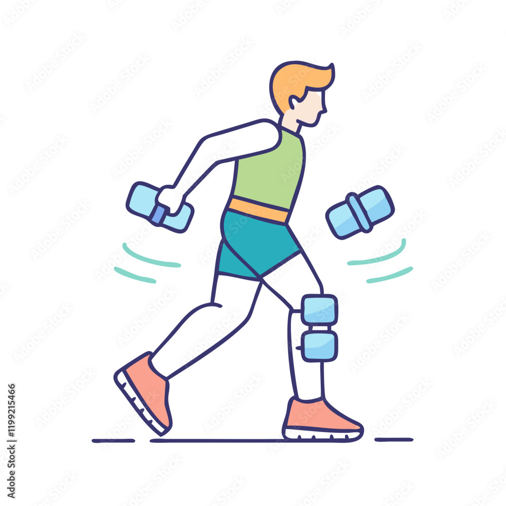 jogging with ankle weights icon, jogging with ankle weights vector illustration-simple illustration of jogging with ankle weights, perfect for jogging with ankle weights logos and themed design jogging with ankle weights icon, jogging with ankle weights vector illustration-simple illustration of jogging with ankle weights, perfect for jogging with ankle weights logos and themed design