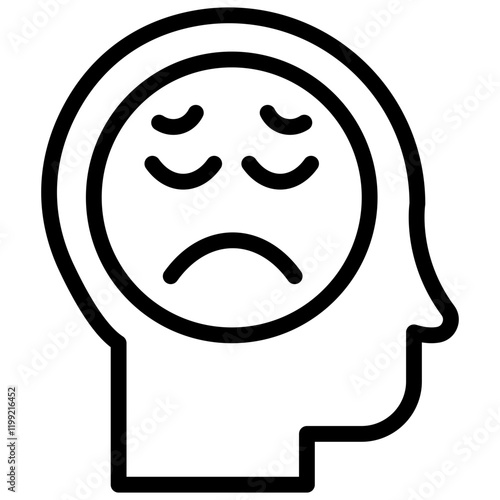 Depressed Icon
