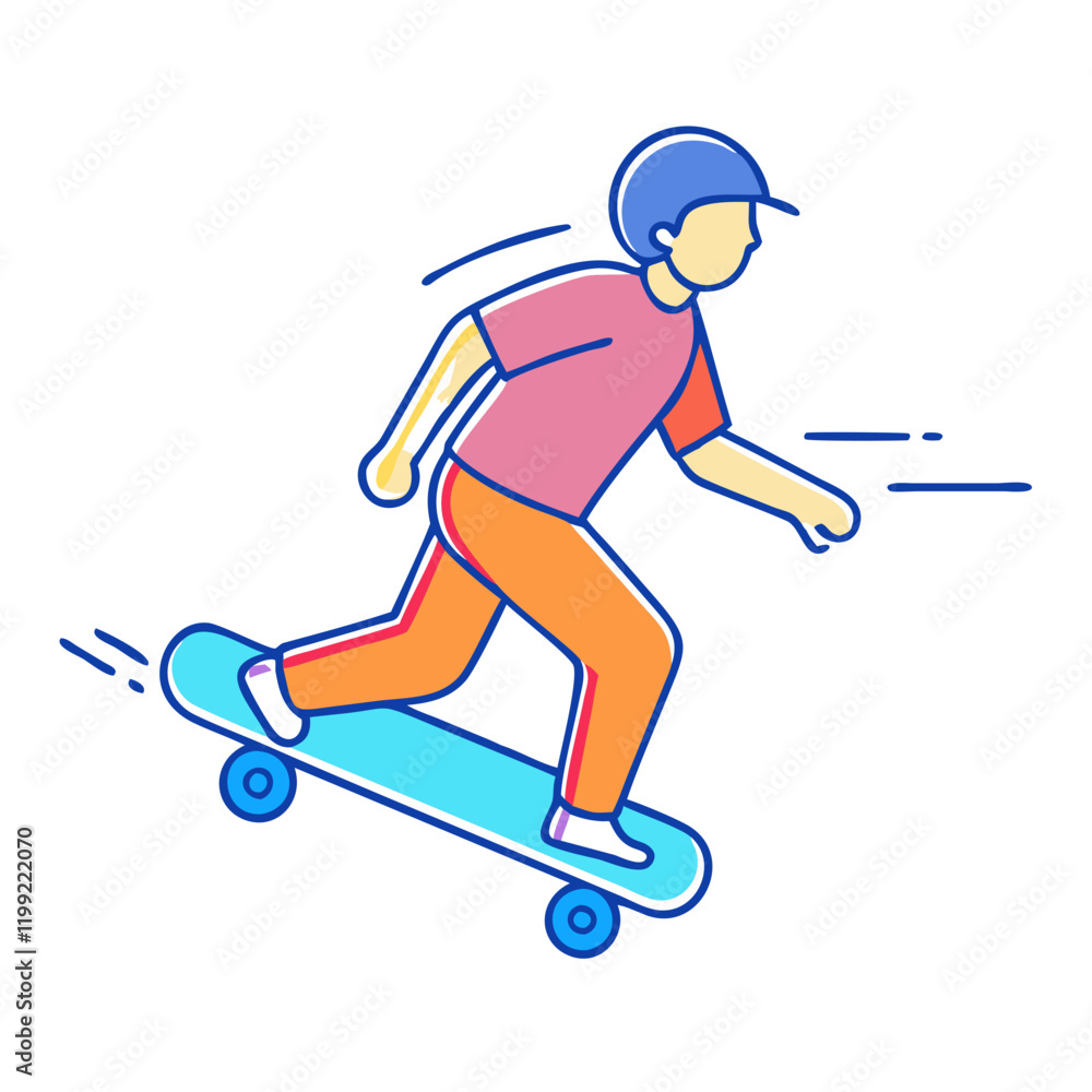 cruising on a longboard icon, cruising on a longboard vector illustration-simple illustration of cruising on a longboard, perfect for cruising on a longboard logos and themed design cruising on a longboard icon, cruising on a longboard vector illustration-simple illustration of cruising on a longboard, perfect for cruising on a longboard logos and themed design