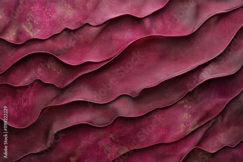 Elegant abstract artwork burgundy red waves digital background textured design artistic viewpoint opulent vibe for modern decor