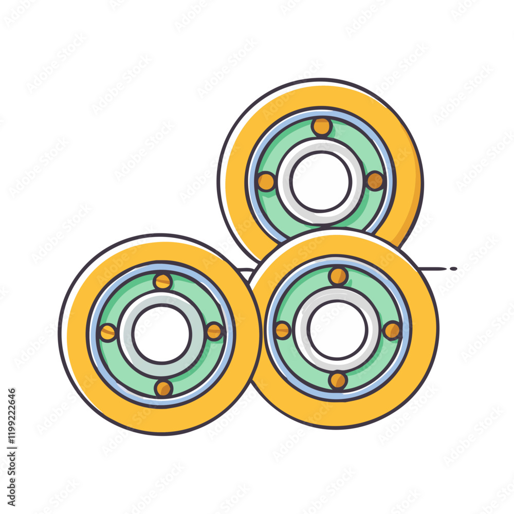skateboard bearings icon, skateboard bearings vector illustration-simple illustration of skateboard bearings, perfect for skateboard bearings logos and themed design skateboard bearings icon, skateboard bearings vector illustration-simple illustration of skateboard bearings, perfect for skateboard bearings logos and themed design
