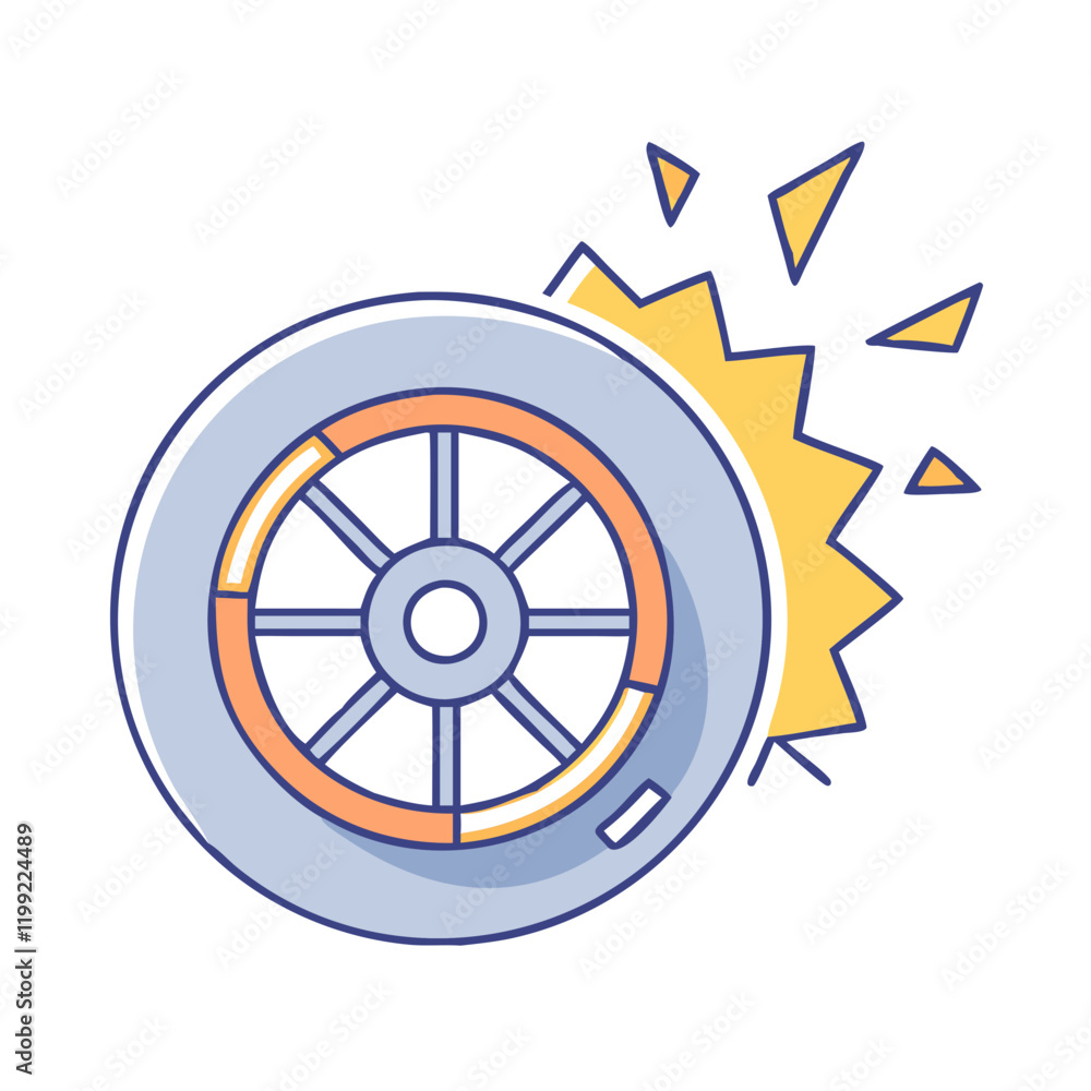 wheel bite icon, wheel bite vector illustration-simple illustration of wheel bite, perfect for wheel bite logos and themed design wheel bite icon, wheel bite vector illustration-simple illustration of wheel bite, perfect for wheel bite logos and themed design