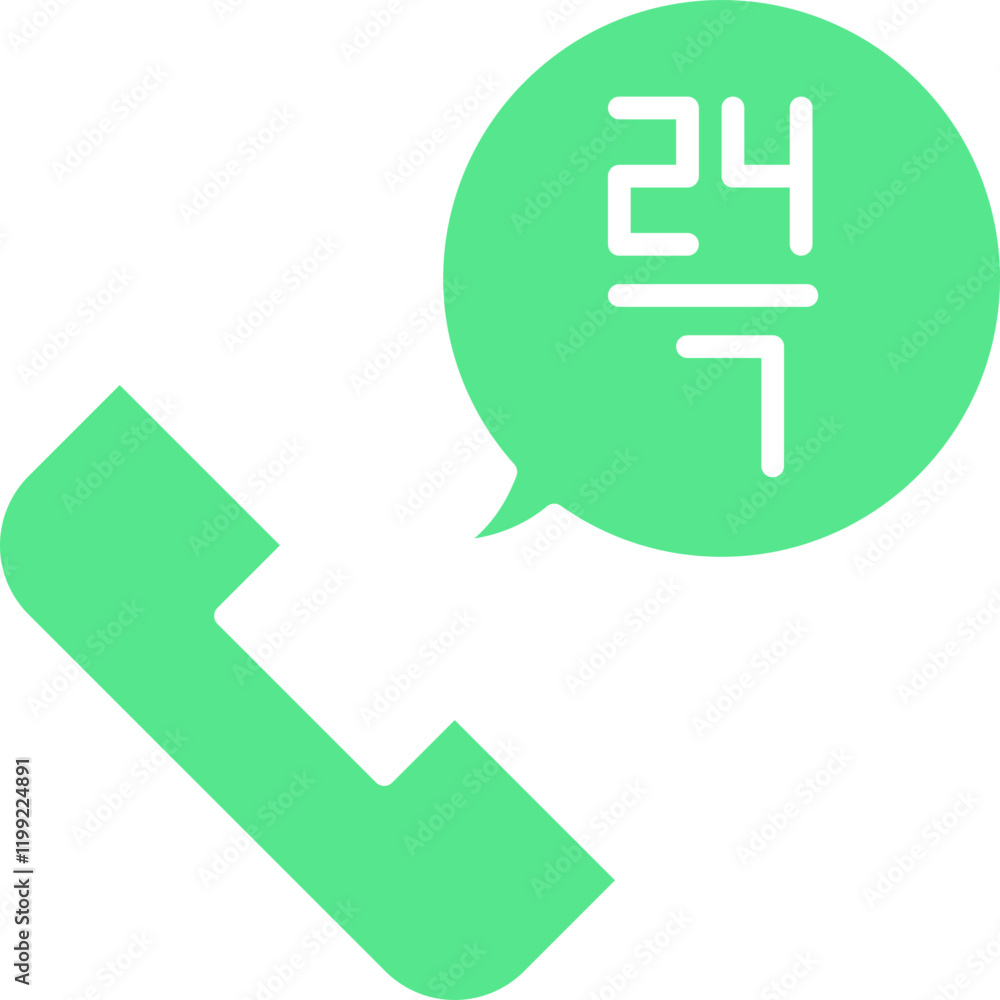 Hotline icon single vector illustration Hotline icon single vector illustration