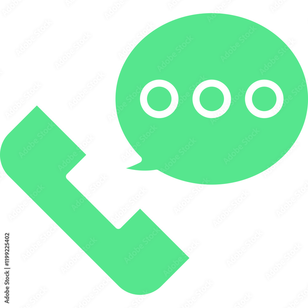 Call icon single vector illustration Call icon single vector illustration