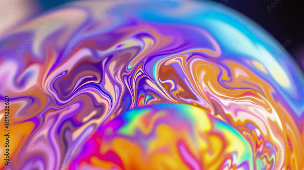 Colorful Abstract Swirl Pattern with Vibrant Fluid Motion Colorful Abstract Swirl Pattern with Vibrant Fluid Motion
