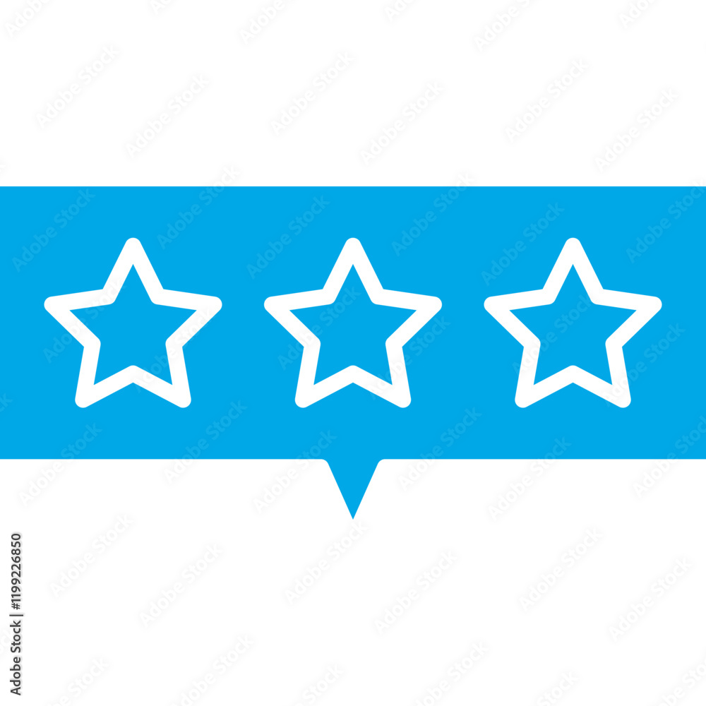 Obraz premium Review icon single vector illustration